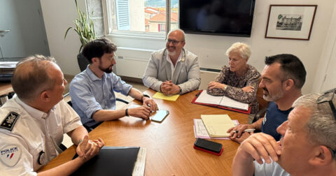 Réunion entre le Maire de Cournon-d'Auvergne et le DIPN