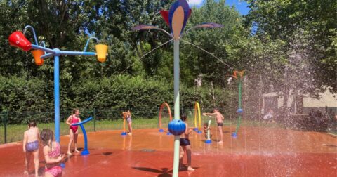 fermeture aire de jeux d'eau 2026