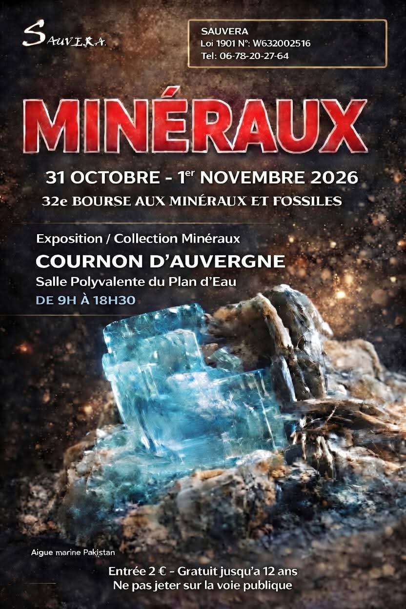 32e bourse aux minéraux et fossiles